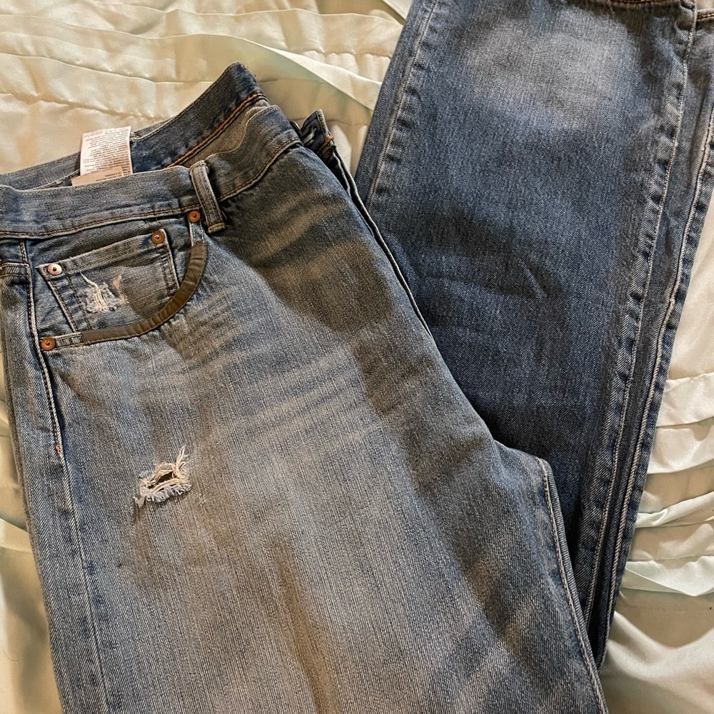 Levi's Blue Relaxed Fit Jeans 40x34